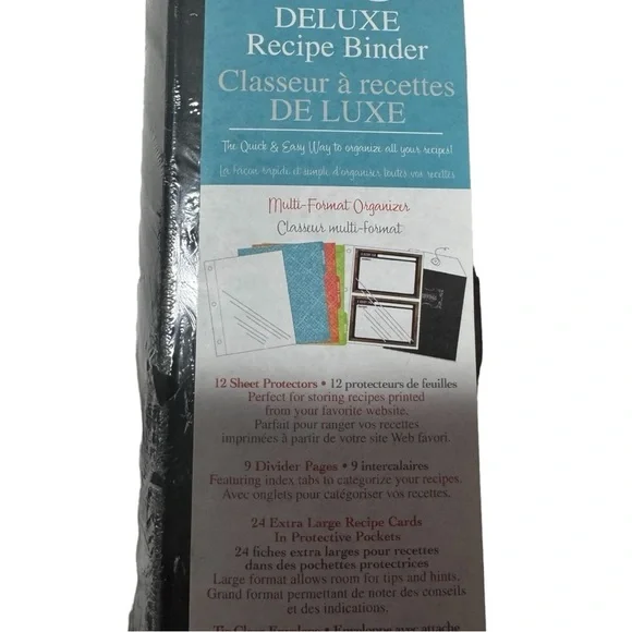 Deluxe Recipe Binder (NWT) - Picture 4 of 6